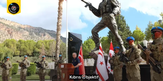 MSB, Haftalık basın bilgilendirme toplantısını Girne Boğaz Şehitliği’nde yaptı