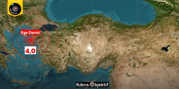 Ege Denizi’nde 4 büyüklüğünde deprem