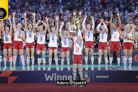 A Milli Kadın Voleybol Takımı, üst üste ikinci kez Avrupa şampiyonu - Görsel Dizayn