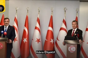 Yılmaz ve Üstel Ercan Havalimanı’nda ortak basın toplantısı düzenledi - Görsel Dizayn