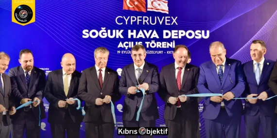 Cypfruvex’in 15 bin tonluk soğuk hava deposu hizmete açıldı