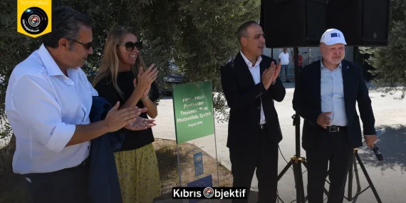 Yeni Lefkoşa Atık Su Arıtma Tesisi’nin güneş enerjisi santrali faaliyete geçti