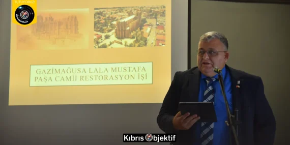 Lala Mustafa Paşa Camii ve Medresesi’ndeki restorasyon çalışmaları için bilgilendirme toplantısı yapıldı