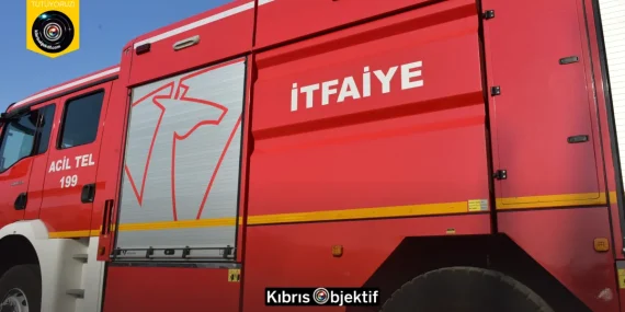 Atlılar’da arazi, İskele’de araç yangını çıktı