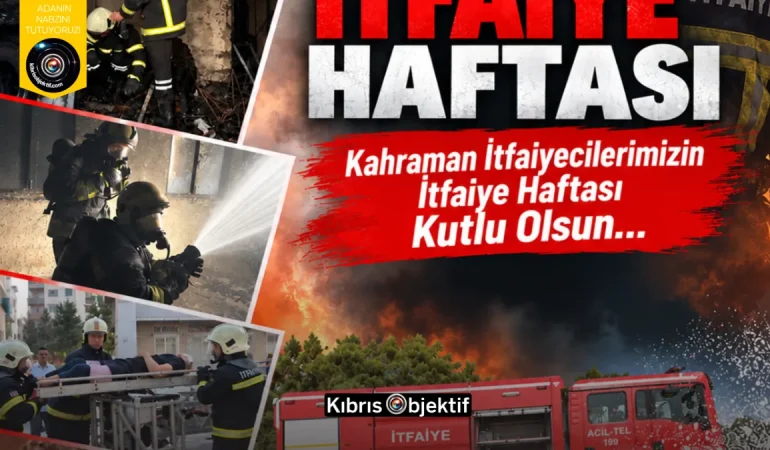 İtfaiye Haftası yarın başlıyor… - Görsel Dizayn