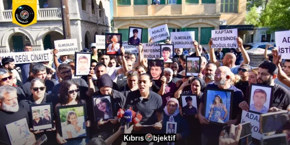 Filo Jet faciasında yakınlarını kaybeden aileler Girne Kaza Mahkemesi önünde adalet istedi