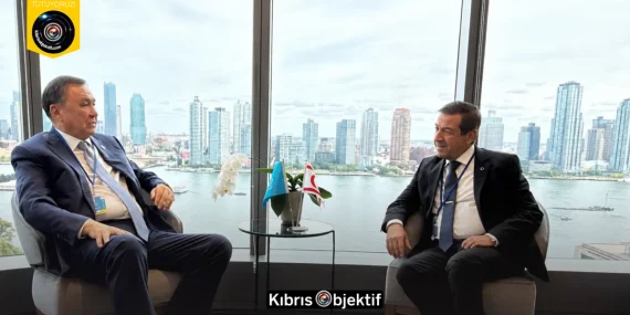Dışişleri bakanı ertuğruloğlu tdt genel sekreteri ömüraliyev ile new york’ta görüştü