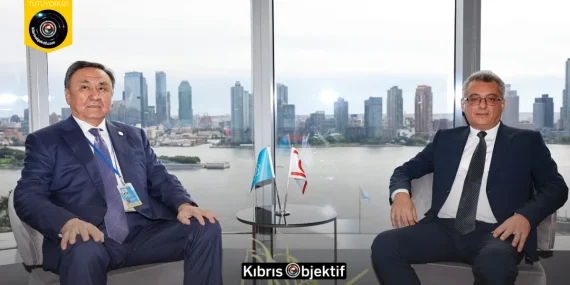 Cumhurbaşkanı Erhürman, New York’ta TDT Genel Sekreteri Ömüraliyev ile bir araya geldi