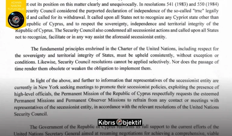 Rum tarafı New York’taki diplomatlardan Kıbrıslı Türk temsilcilerle görüşmekten kaçınmalarını istedi - Görsel Dizayn