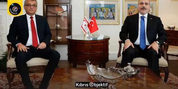 Cumhurbaşkanı Erhürman, Türkiye Dışişleri Bakanı Hakan Fidan ile görüştü