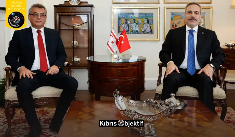 Cumhurbaşkanı Erhürman, Türkiye Dışişleri Bakanı Hakan Fidan ile görüştü - Görsel Dizayn