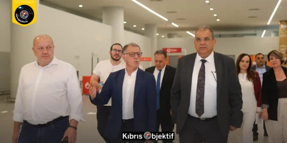 Bayındırlık ve Ulaştırma Bakanı Sucuoğlu Ercan Havalimanı’nda incelemelerde bulundu