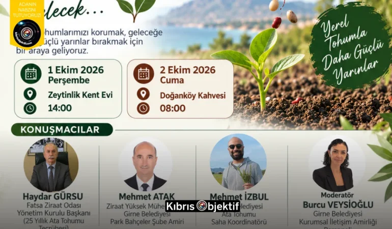Girne belediyesi ata tohumu halk buluşması düzenliyor - Görsel Dizayn