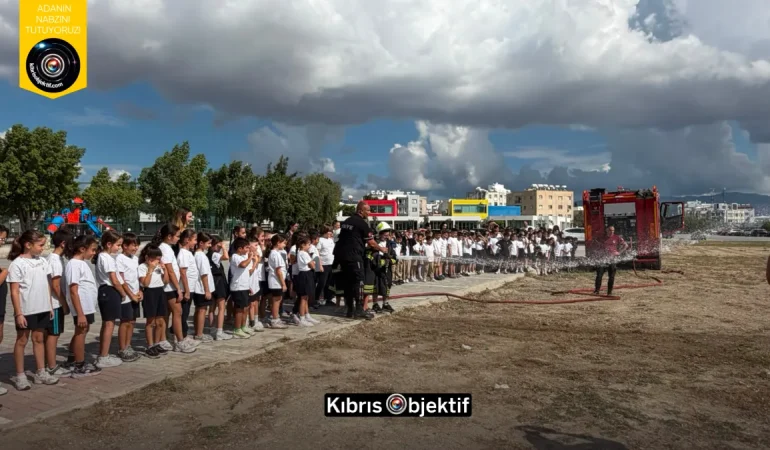 İtfaiye haftası kapsamında öğrenciler ile vatandaşlara yangın güvenliği eğitimi verildi - Görsel Dizayn