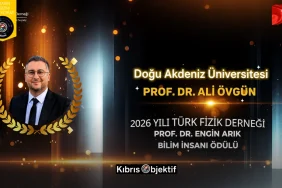 Prof. Dr. Ali Övgün, Prof. Dr. Engin Arık Bilim İnsanı Ödülü’ne layık görüldü - Görsel Dizayn