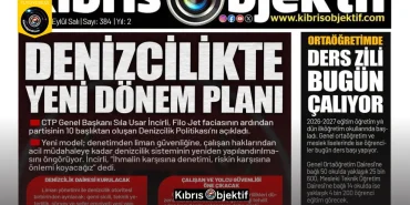 Kıbrıs Objektif BİRİNCİ SAYFA – 15 Eylül 2026 - Görsel Dizayn