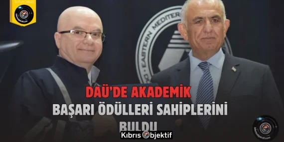 DAÜ’de akademik başarı ödülleri sahiplerini buldu