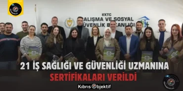 21 İş Sağlığı ve Güvenliği Uzmanına Sertifikaları Verildi - Görsel Dizayn