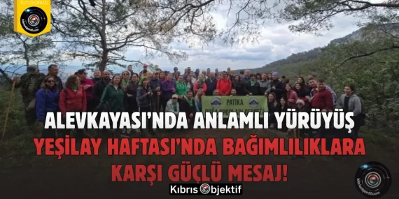 Alevkayası’nda Anlamlı Yürüyüş: Yeşilay Haftası’nda Bağımlılıklara Karşı Güçlü Mesaj!