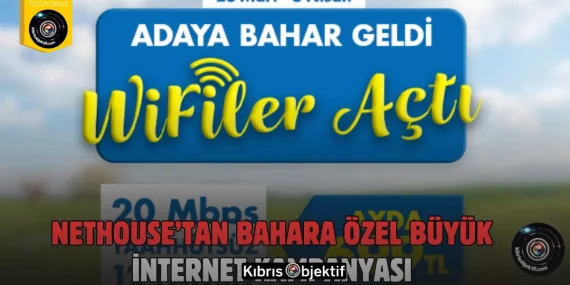 Nethouse’tan Bahara Özel Büyük İnternet Kampanyası 20 Mbps Ev İnterneti – Ayda Sadece 699 TL