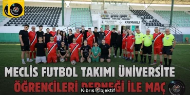Meclis futbol takımı Üniversite Öğrencileri Derneği ile karşı karşıya geldi - Görsel Dizayn