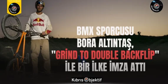 BMX sporcusu Bora Altıntaş, “Grind to Double Backflip” ile bir ilke imza attı