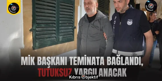 MİK Başkanı Salih Canseç, teminata bağlandı, tutuksuz yargılanacak