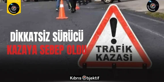 Girne-Değirmenlik ana yolunda kaza… Üç kişi yaralandı