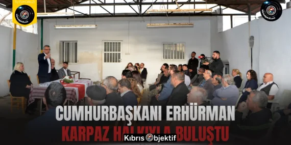 Cumhurbaşkanı Erhürman Karpaz halkıyla buluştu