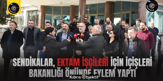 Sendikalar, Ektam işçileri için İçişleri Bakanlığı önünde eylem yaptı