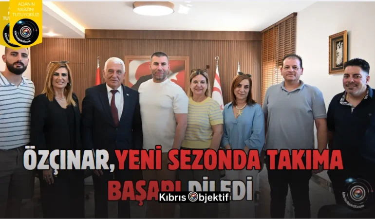 Güzelyurt Belediye Başkanı Özçınar, Baf Ülkü Yurdu yönetimini kabul etti - Görsel Dizayn