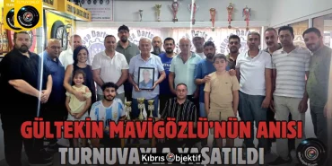 KTSYD Gültekin Mavigözlü Darts Turnuvası birincisi İbrahim Özsoy - Görsel Dizayn