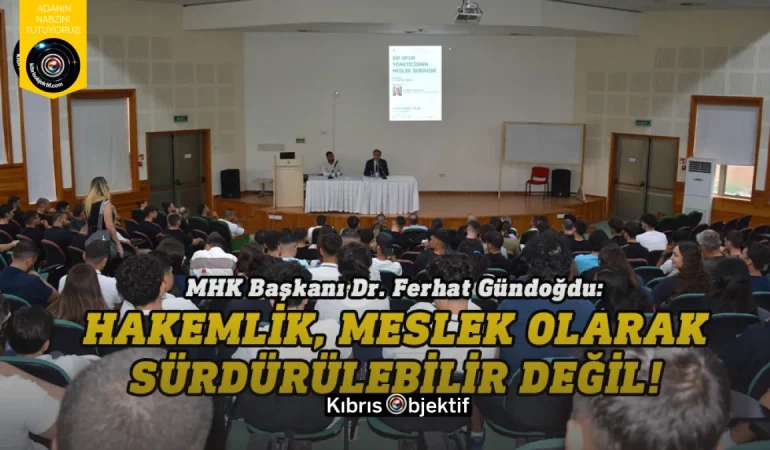 Gündoğdu: Hakemlik, meslek olarak sürdürülebilir değil! - Görsel Dizayn