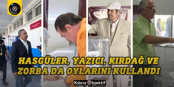 Hasgüler, Yazıcı, Kırdağ ve Zorba da oylarını kullandı