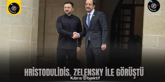 Hristodulidis, Zelensky ile görüştü