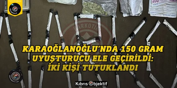 Karaoğlanoğlu’nda 150 gram uyuşturucu ele geçirildi: iki kişi tutuklandı
