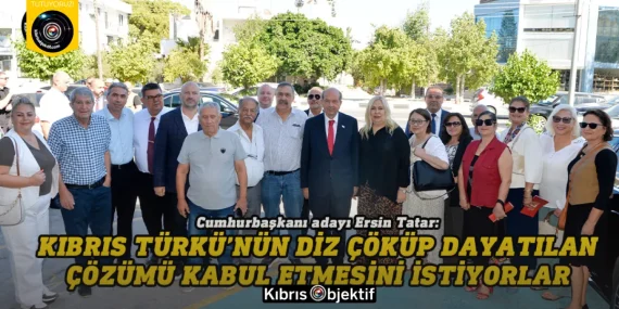 Tatar: Kıbrıs Türkü’nün diz çöküp dayatılan çözümü kabul etmesini istiyorlar