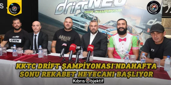 KKTC Drift Şampiyonası’nda hafta sonu rekabet heyecanı başlıyor