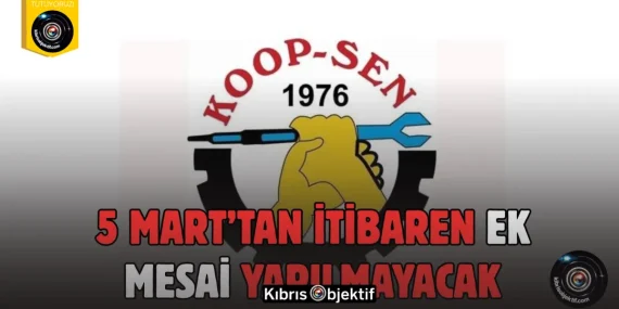 KOOP-Süt, Binboğa ve Zirai Levazım’da ek mesai eylemi