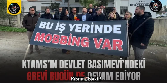 KTAMS’ın Devlet Basımevi’ndeki grevi bugün de devam ediyor