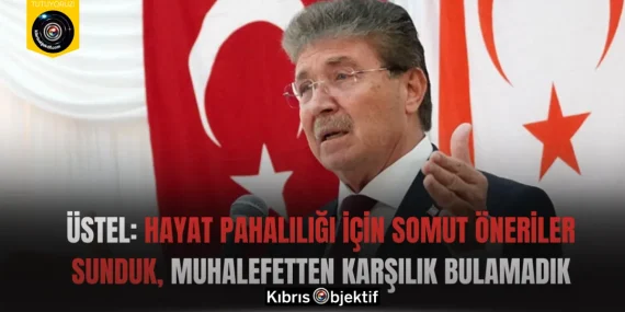 Üstel: Hayat Pahalılığı İçin Somut Öneriler Sunduk, Muhalefetten Karşılık Bulamadık