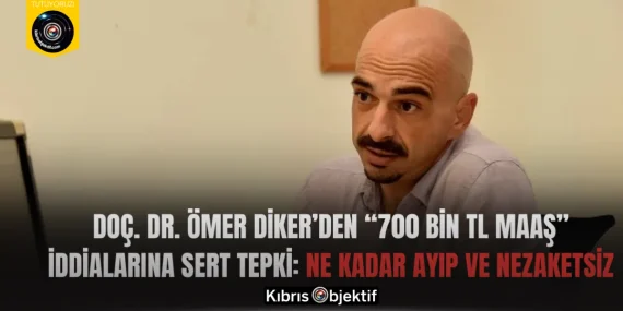 Doç. Dr. Ömer Diker’den “700 bin TL maaş” iddialarına sert tepki: Ne kadar ayıp ve nezaketsiz