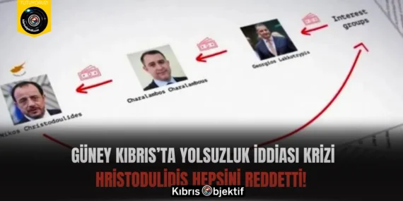 Güney Kıbrıs’ta Yolsuzluk İddiası Krizi: Hristodulidis Hepsini Reddetti!