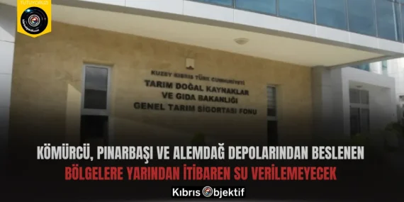 Kömürcü, Pınarbaşı ve Alemdağ depolarından beslenen bölgelere yarından itibaren su verilemeyecek