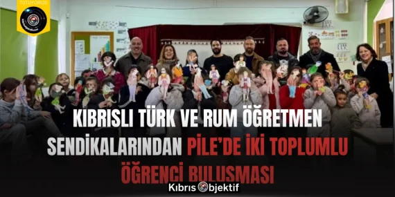 Kıbrıslı Türk ve Rum öğretmen sendikalarından Pile’de iki toplumlu öğrenci buluşması
