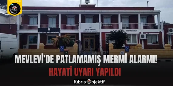 Mevlevi’de Patlamamış Mermi Alarmı! Hayati Uyarı Yapıldı