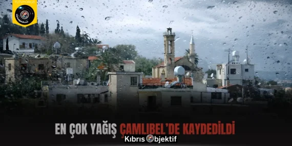 En çok yağış Çamlıbel’de kaydedildi
