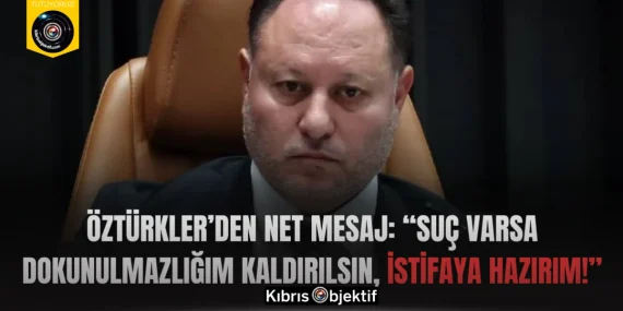 Öztürkler’den net mesaj: “suç varsa dokunulmazlığım kaldırılsın, istifaya hazırım!”