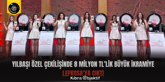 Yılbaşı Özel Çekilişinde 8 Milyon TL’lik Büyük İkramiye Lefkoşa’ya Çıktı