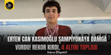 Erten Can Kasımoğlu Şampiyonaya Damga Vurdu! Rekor Kırdı, 4 Altını Topladı - Görsel Dizayn